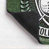 ネームパーソナライズされたゴルファーGOLFクラブターフクラブハウス マウスパッド (コーナー)
