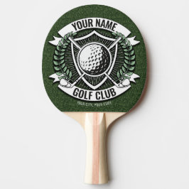 ネームパーソナライズされたゴルファーGOLFクラブターフクラブハウス 卓球ラケット