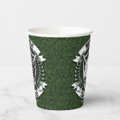 ネームパーソナライズされたゴルファーGOLFクラブターフクラブハウス 紙コップ (左)