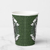 ネームパーソナライズされたゴルファーGOLFクラブターフクラブハウス 紙コップ (右)