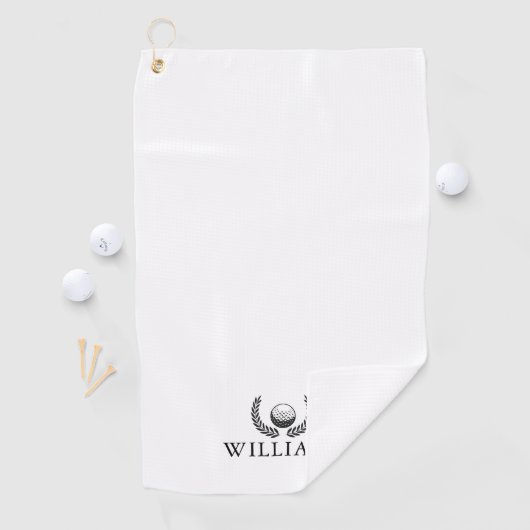 ネームパーソナライズされたゴルフボール及びリース ゴルフタオル (インサイチュ)