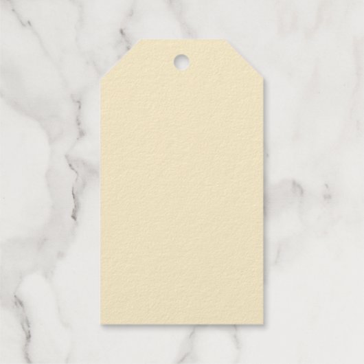 ネームパーソナライズされたゴールドフォイルハッピーバースデー ギフトタグ (裏面)