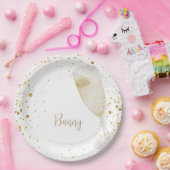 ネームパーソナライズされたシャンパンブライダルシャワー ペーパープレート (パーティー)