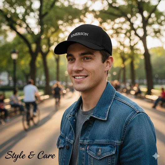 ネームパーソナライズされたハット – 刺繍野球スタイル 刺繍入りキャップ