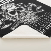 ネームパーソナライズされたバイキング北欧ウォリアー伝統 シェルパブランケット (3/4)