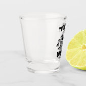 ネームパーソナライズされたバイキング北欧ウォリアー伝統 ショットグラス (左)