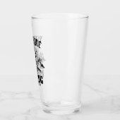 ネームパーソナライズされたバイキング北欧ウォリアー伝統 タンブラーグラス (左)