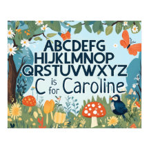 ネームパーソナライズされたボーイズ女の子子供部屋アルファベット