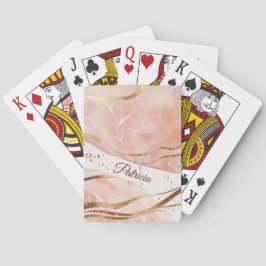 ネームパーソナライズされたラグジュアリーマーブルバラ トランプ