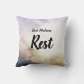 ネームパーソナライズされたレスト聖なる書物、 経典装飾用クッション クッション (裏面)