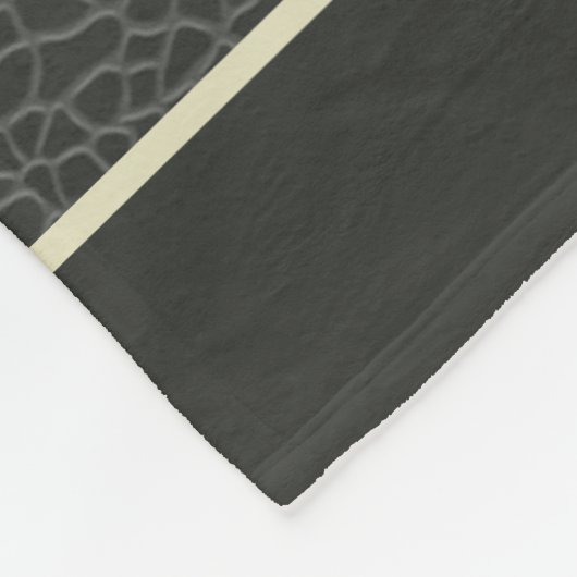 ネームパーソナライズされたレトロ軍隊バイクバイクもしくは自転車に乗る人 フリースブランケット (角)