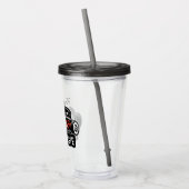 ネームパーソナライズされたレーシングフレイムガレ改造ージ アクリルタンブラー (左)