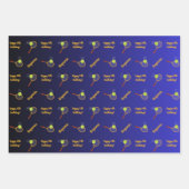 ネームパーソナライズされた気持ちスポーツテーマテニス ラッピングペーパーシート (正面2)