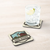 ネームパーソナライズされた素朴ファームハウスオールドウィンドミル コースター (右側)