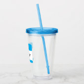 ネームパーソナライズされた結婚ズファミリーバケーション懇親会 アクリルタンブラー (左)