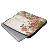 ネームパーソナライズされた・コンピュータ、トレリス・バラ・ヴィンテージ ラップトップスリーブ (正面下部)