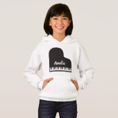 ネームパーソナライズされた・ピアニスト・ピアノ鍵 (正面フル)