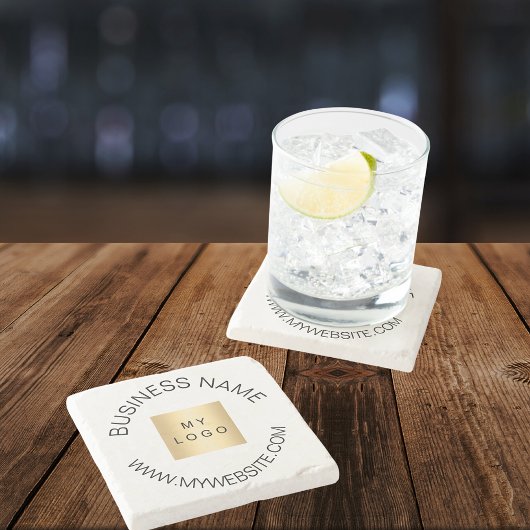 ネームビジネスロゴWebサイトのブランドカラー ストーンコースター