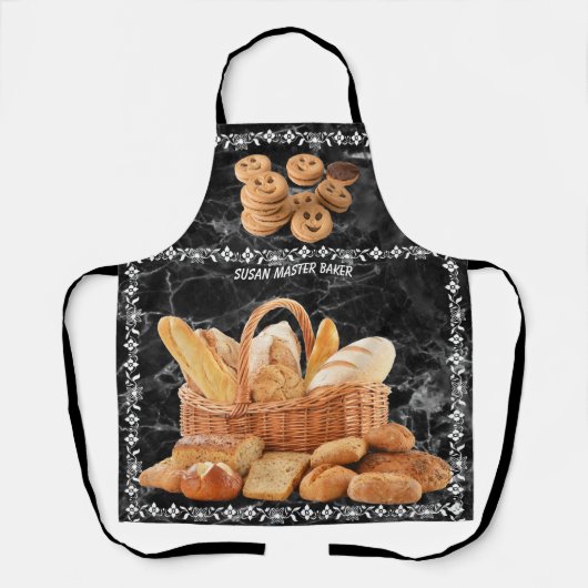 ネームマスターベーカーのオールオーバープリントエプロンを追加 エプロン (正面)