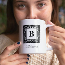 ネームモノグラムレガルスタイルマグ