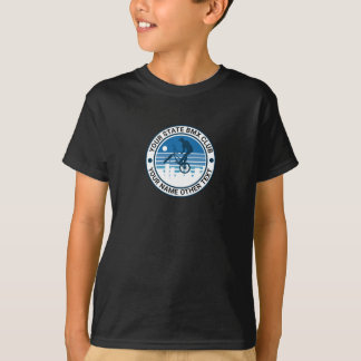 ネーム州タウングループBMXクラブロゴの追加 Tシャツ