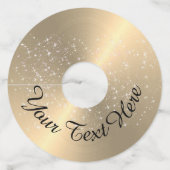 ネーム紙ワパーソナライズされたイングラスラベル ワイングラスタグ (正面)