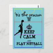 ネ保ットボールのシーズン ポストカード (正面/裏面)