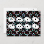 ネ最高のオンスターのはがきを持つ母 ポストカード (正面/裏面)