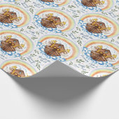 ノアと動物の弧 ラッピングペーパー (角)