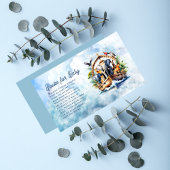 ノアのかわいい動物の赤ちゃんシャワーベビー エンクロージャーカード