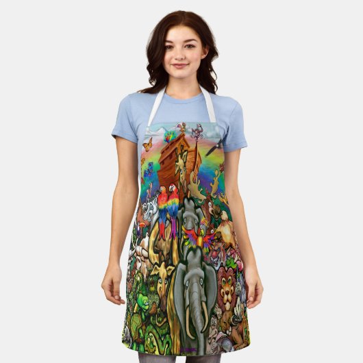 ノアのアークエプロン エプロン (着用した状態)