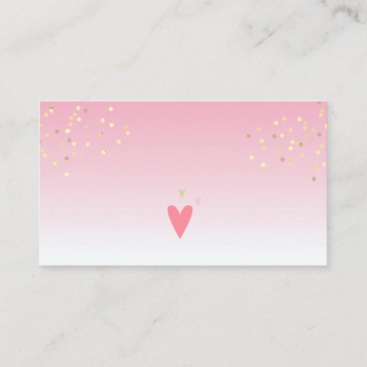 ノアのアークピンクガールズおむつラッフル エンクロージャーカード (裏面)