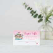 ノアのアークピンクガールズおむつラッフル エンクロージャーカード (スタンド正面)