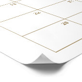 ノアのアークピンクガール推測ベビーの締め切りゲーム ポスター (角)