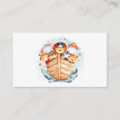 ノアのアークベビーカードを使用したエンクロージャ用の書籍 エンクロージャーカード (裏面)