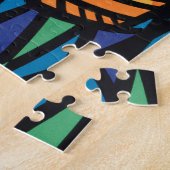 ノアのアークヴィンテージアートカッコいい歴史写真Trav ジグソーパズル (側面)