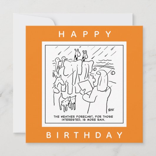 ノアのアーク天気予報アニメ カード (正面)