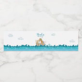 ノアのアーク誕生日ウォーターボトルラベル ペットボトルラベル (シングルラベル)