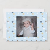 ノアのアーク誕生日招待状(オプションの写真を含む) 招待状 (裏面)