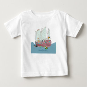 ノアのアーク·アメリカン·スリーブ·ラグランTシャツ ベビーTシャツ
