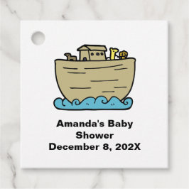 ノアのアートかわいい赤ちゃんシャワー男女兼用 フェイバータグ