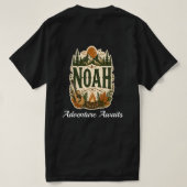 ノアのキャンプTシャツ オーダーメイド Tシャツ (デザイン裏面)