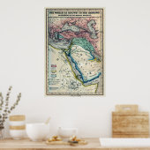 ノアの世界地図 ポスター (キッチン)