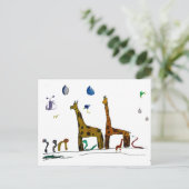 ノアの動物 ポストカード (スタンド正面)