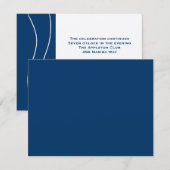 ノアの印のTallitの披露宴のバー（ユダヤ教の）バル・ミツバー エンクロージャーカード (正面/裏面)