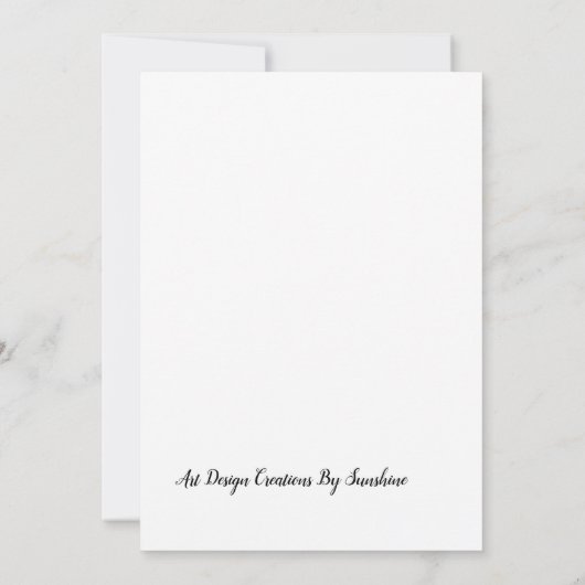 ノアの希望の箱舟 サンキューカード (裏面)