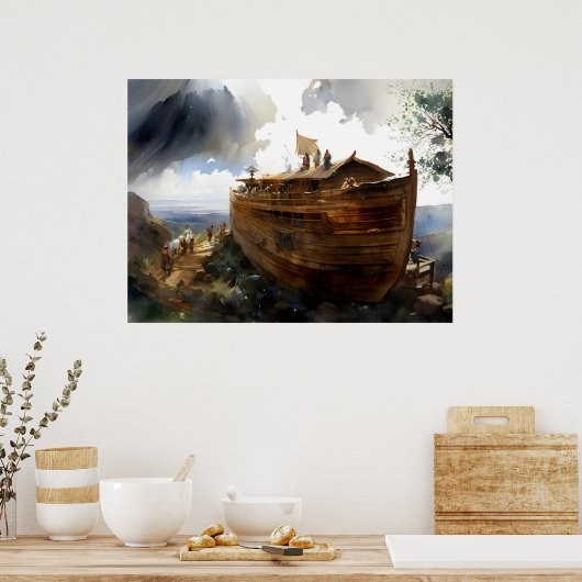 ノアの建築 ポスター (キッチン)