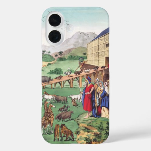 ノアの方舟と動物たち Case-Mate iPhoneケース (裏面)