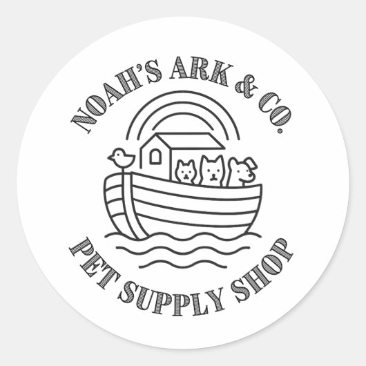 ノアの方舟株式会社 ペットサプライショップ ラウンドシール (正面)