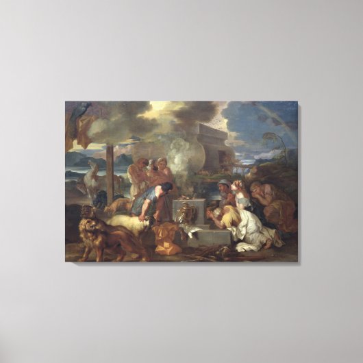 ノアの犠牲， c.1640 キャンバスプリント (正面)